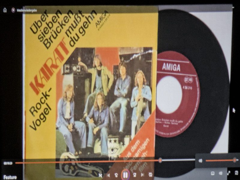 Original Single KARAT "Über Sieben Brücken mußt du gehn" aus dem Fernsehfilm