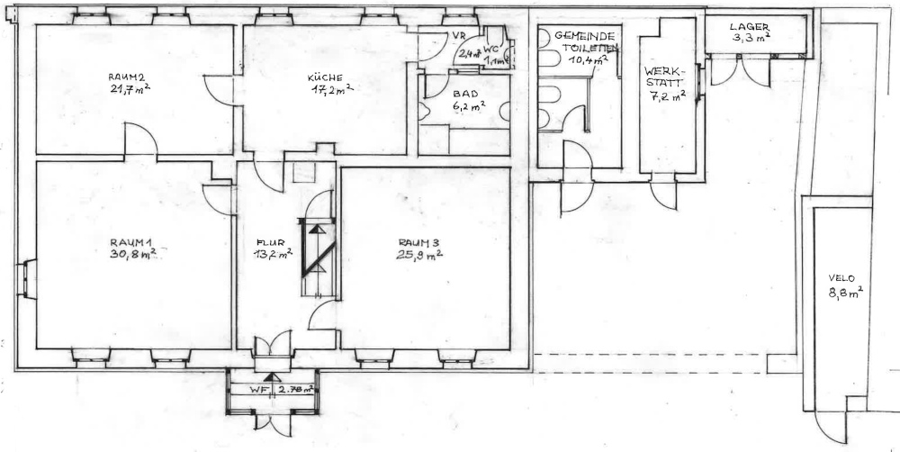 Küsterhaus Schildau Grundrisz