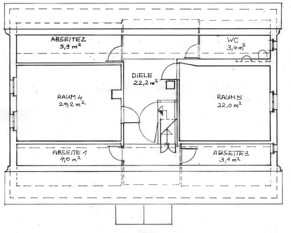 Küsterhaus Schildau - Grundriß Dachgeschoß
